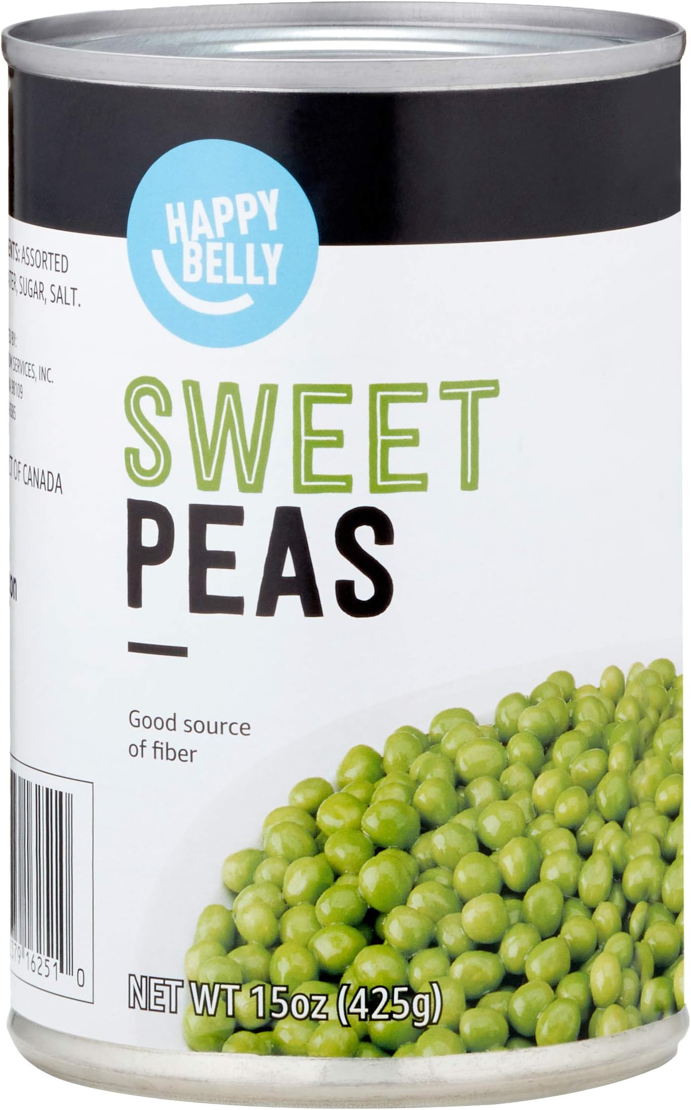 Amazon Brand - Happy Belly Sweet Peas, 15 ounce (Pack of 1)