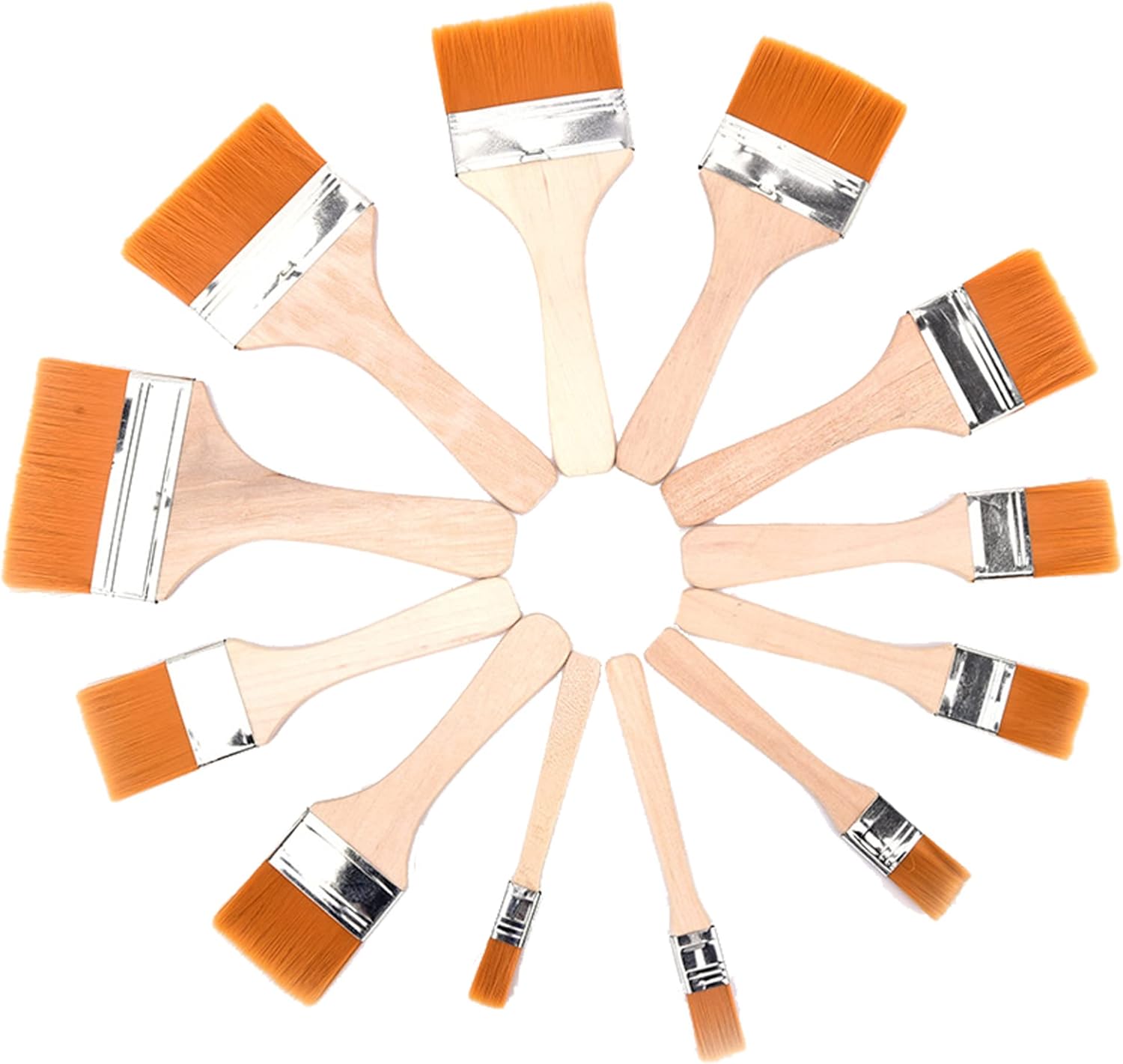 DXIA 12pcs Paint Brush Set profession, Different sizes Low Cost Paint