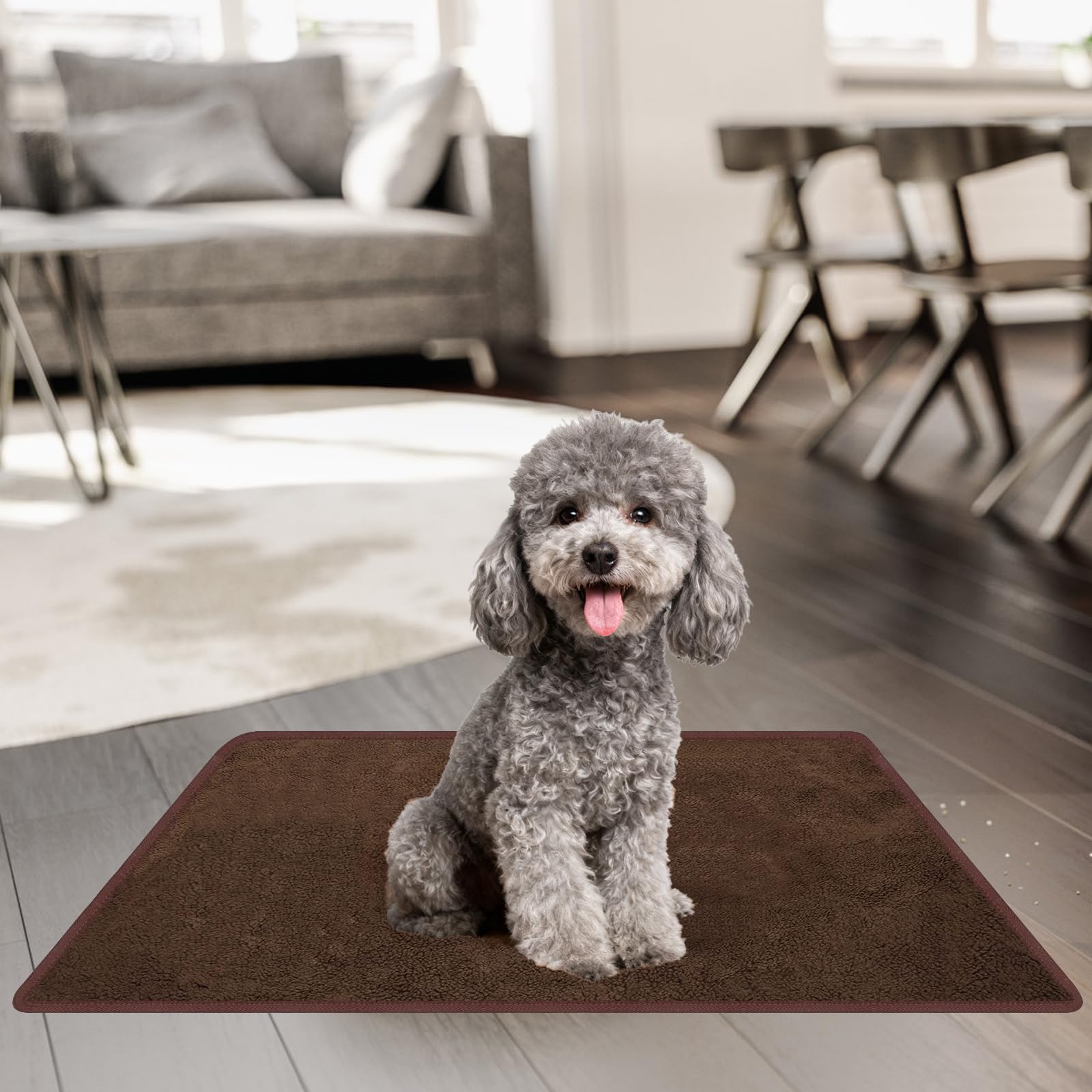 Tapis imperméable pour chien - Couverture d'extérieur - 100 x 70 cm - Pliable et imperméable - Réutilisable - Grande couverture de voyage pour animaux de compagnie - Lavable - Pour chiots et chatons