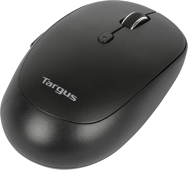 Souris Sans Fil Targus - Souris Confort de Taille Moyenne Multi-Appareils Mode Double Anti-Microbien, Noir, AMB582GL