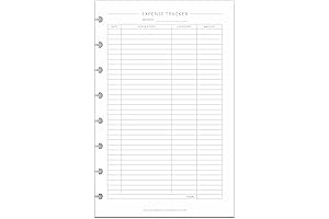 Levenger Circa Notebook Refill - BetterNote Finance Expense Tracker