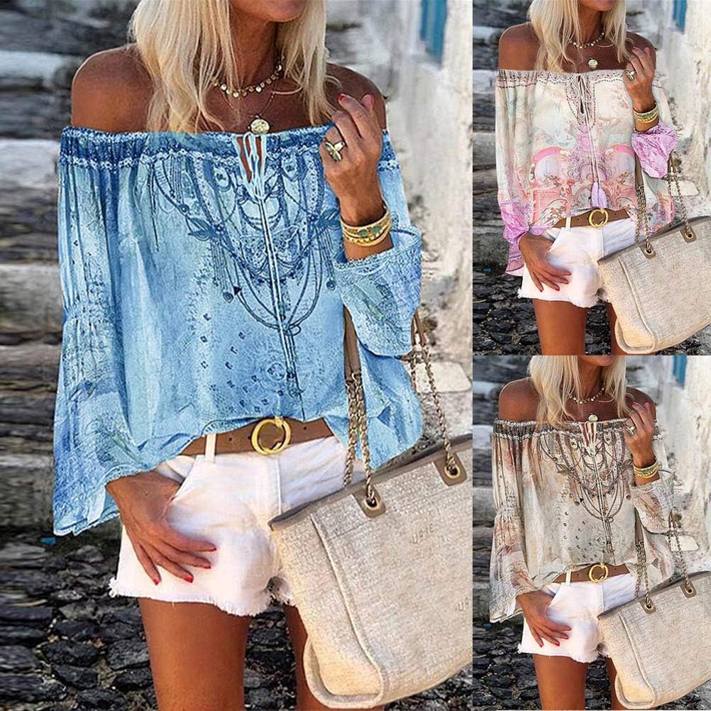 Minetom Camicia Donna Estiva Manica Lunga Camicetta in Lino Cotone Elegante Blusa Maglietta Scollo A V Top con Bottoni Moda Casual T Shirt Tinta Unita