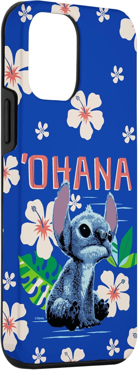 Disney Lilo & Stitch Ohana Sitting Stitch Cute Logo Case for iPhone 12 mini