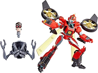 Transformers Toys EarthSpark Deluxe Class Terran Twitch Action Figure, 5-Inch, Robot Toys for Kids Ages 6 and Up