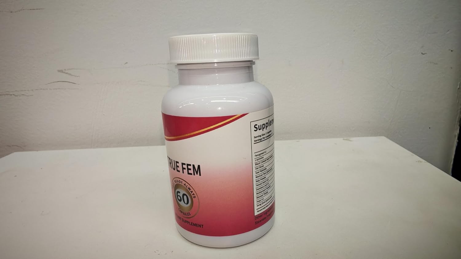 True Fem - Feminine Probiotics Vitamin Capsulas for Women 60 Count