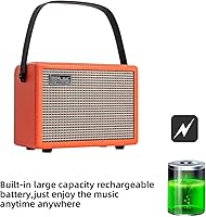 Vista 6 de Amplificador de guitarra acústica/eléctrica, con 3 años de garantía, altavoz Bluetooth portátil de 15 vatios para guitarra acústica/eléctrica