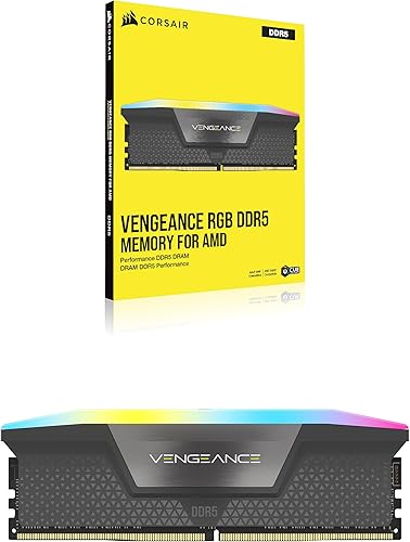 Miniatura 8 de Corsair Vengeance RGB DDR5 64 GB 4 x 16 GB 5600 MHz C36 AMD Optimizada Memoria de escritorio iluminación RGB dinámica de diez zonas regulación de