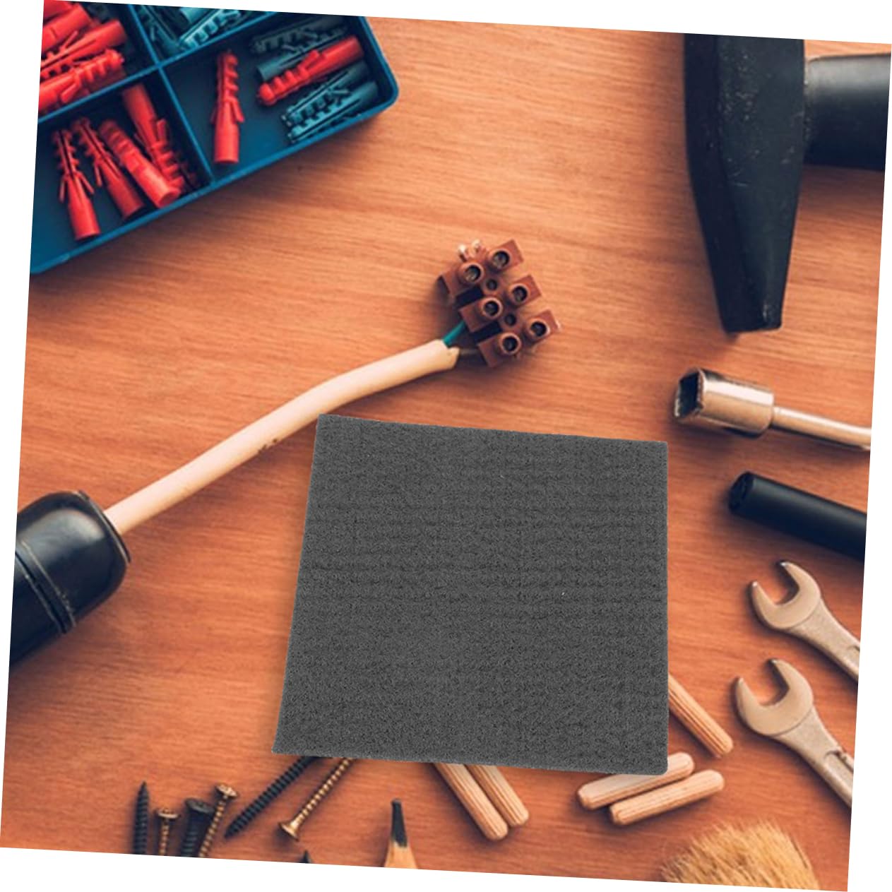 HOMOCONO Fireproof Insulation Carbon Felt Carbon Felt Welding Blanket High Temp Protection Sturdy Practical