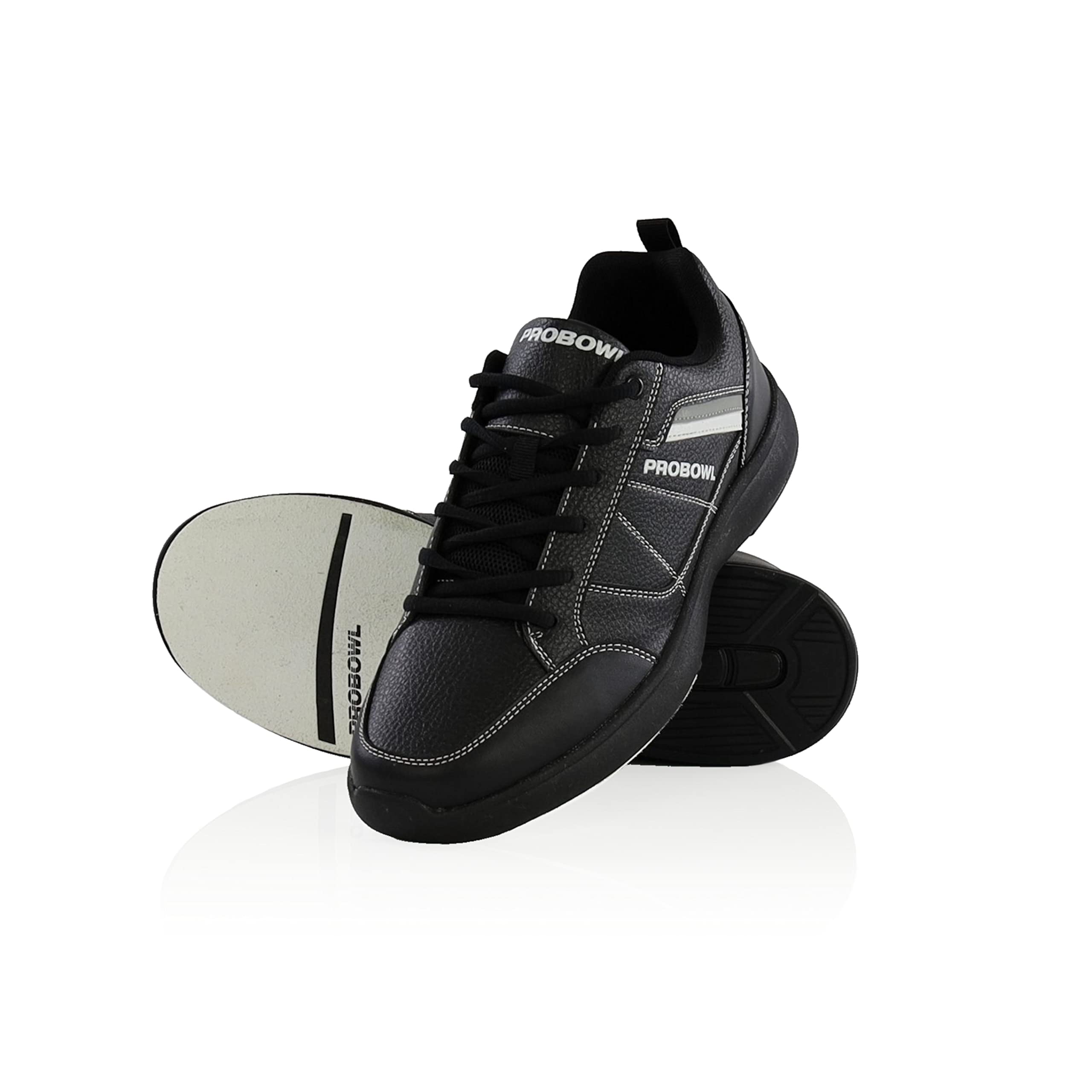 EMAX | Zapatos de bolos Hombre | Pro Bowl - Kvara | Negro | Zapatos de bolos Hombre
