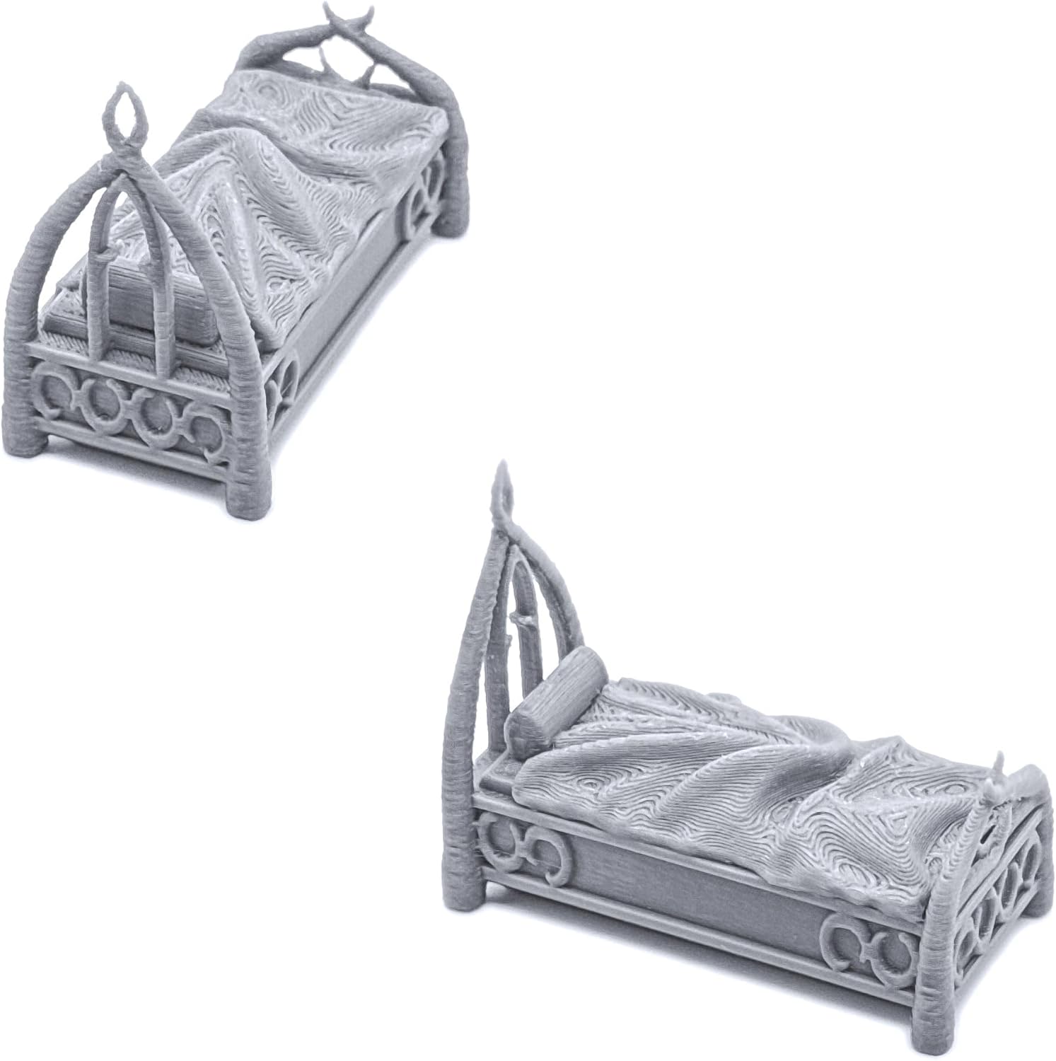 Elegant Furniture by Printable Scenery, 3D Printed Tabletop RPG Scenery and Wargame Terrain 28mm Miniatures