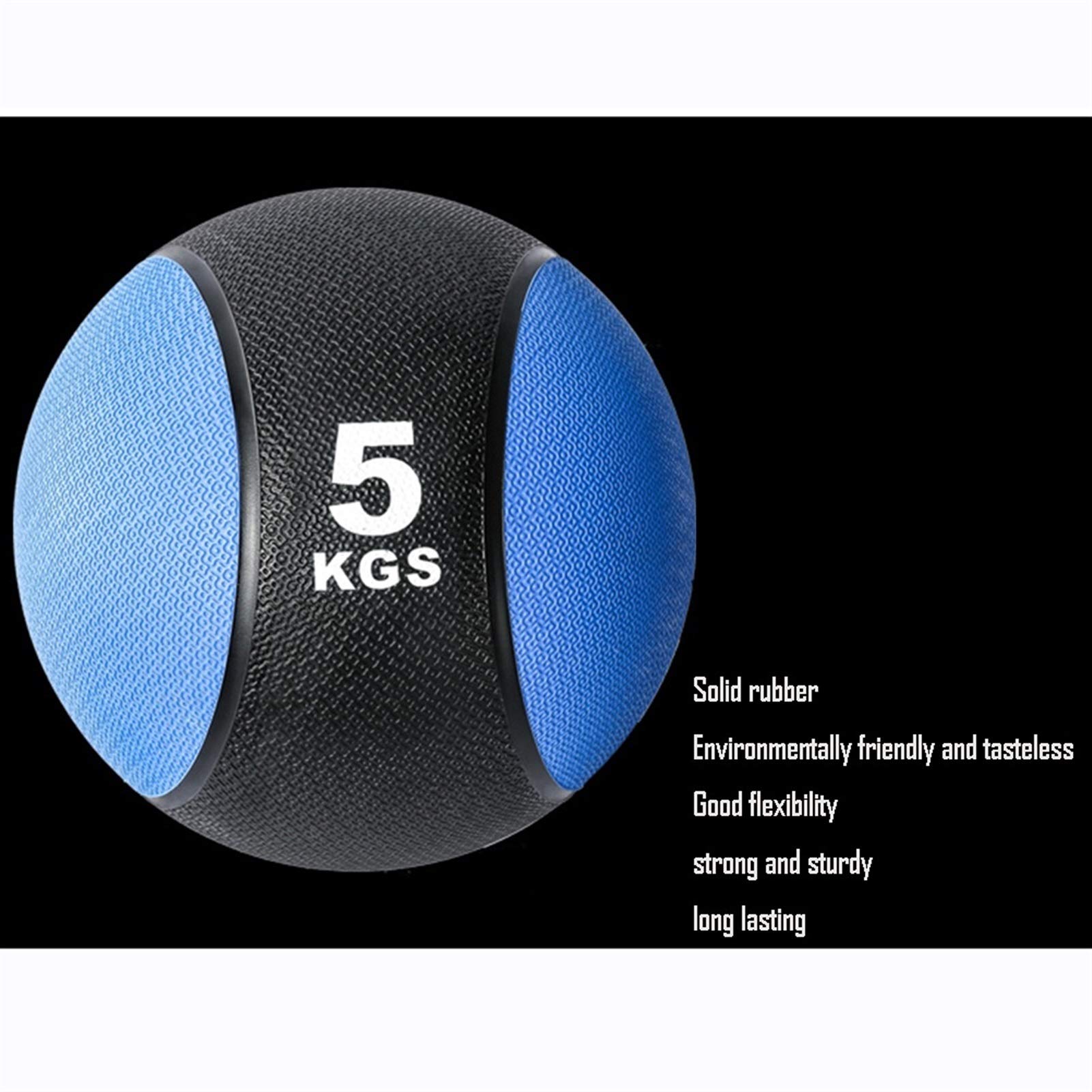 Palle mediche Sfera Di Addestramento Per Adulti Fitness, Home Aerobico Esercizio Braccio Braccio Formazione Solida Gomma Gonfiabile, 1 Kg / 2 Kg / 3 Kg / 4 Kg / 5 Kg / 6 Kg / 7 Kg / 8kg / 9 Kg / 10 Kg