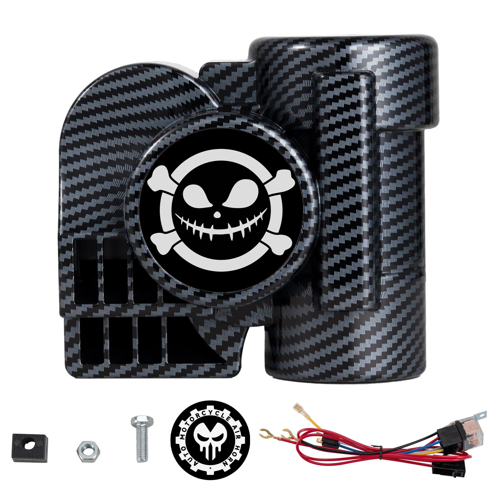 Air Horn Loud horn kit for Car Motorcycle 12V Train horn with Horn Cover