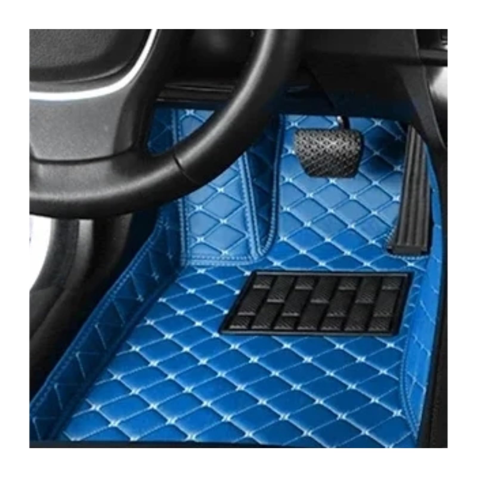 Fußmatten Für Toyota Für Prius XW50 2016-2022 2017 Teile Fuß TPE Liner Innen Custom Car Boden Matte Zubehör teppichAuto(Black Brown)