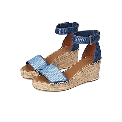 Franco Sarto Clemens Raffia Espadrille Wedge Heel Sandals Women