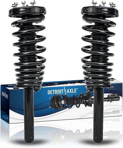Miniatura 37 de Detroit Axle - 2 puntales traseros listos para Chevy Classic Malibu Pontiac Grand AM Olds Alero Cutlass Struts con resorte helicoidal reemplazo de