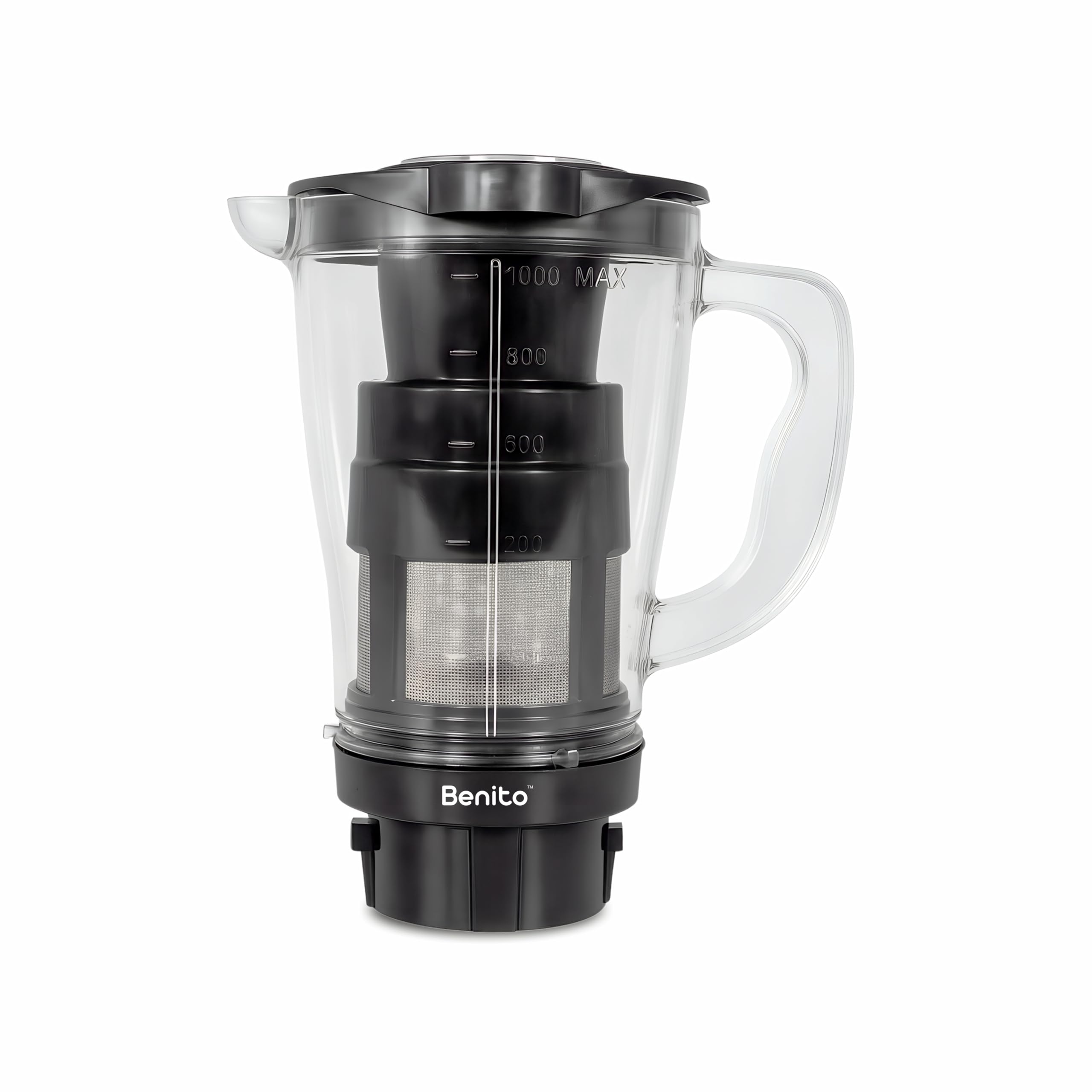 Benito Juicer Jar for Mixer Grinder - Maximize Juice! -1 Benito Juicer Jar for Mixer Grinder - Maximize Juice! -1