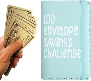 Gupcaqosjw 100 Envelopes Money Saving Challenge, Saving Challenge Book, Home Daily Supplies for Expense Tracking Budgeting...