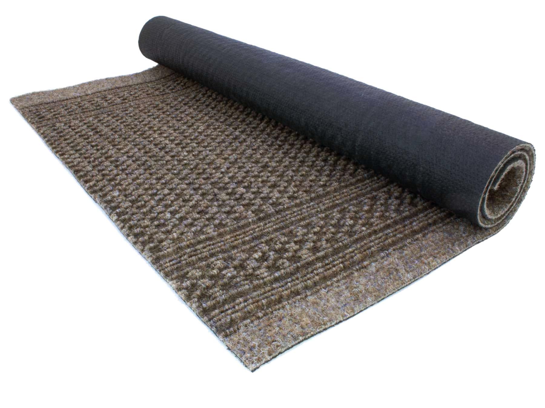 Tapis de Couloir AZTEC – Marron 0,66 x 2,00m, Tapis de Passage pour Entrée, Cuisine, Couloir | Tapis Au Mètre Robuste et Anti-dérapant | Trois Couleurs