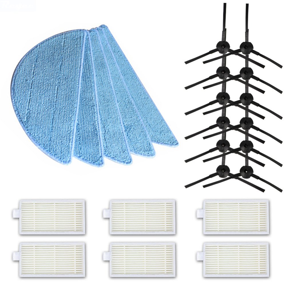Ytt Mop Cloth For Chuwi Ilife V5 V3 Series Part Ilife V5pro V5s Ilife V5 Pro Hepa Filter Side Brush,