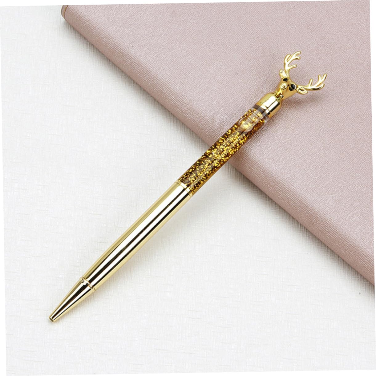3 Pezzi Penne in Metallo Regalo Natale per Studenti Scrittura Liscia Resistente Portatile