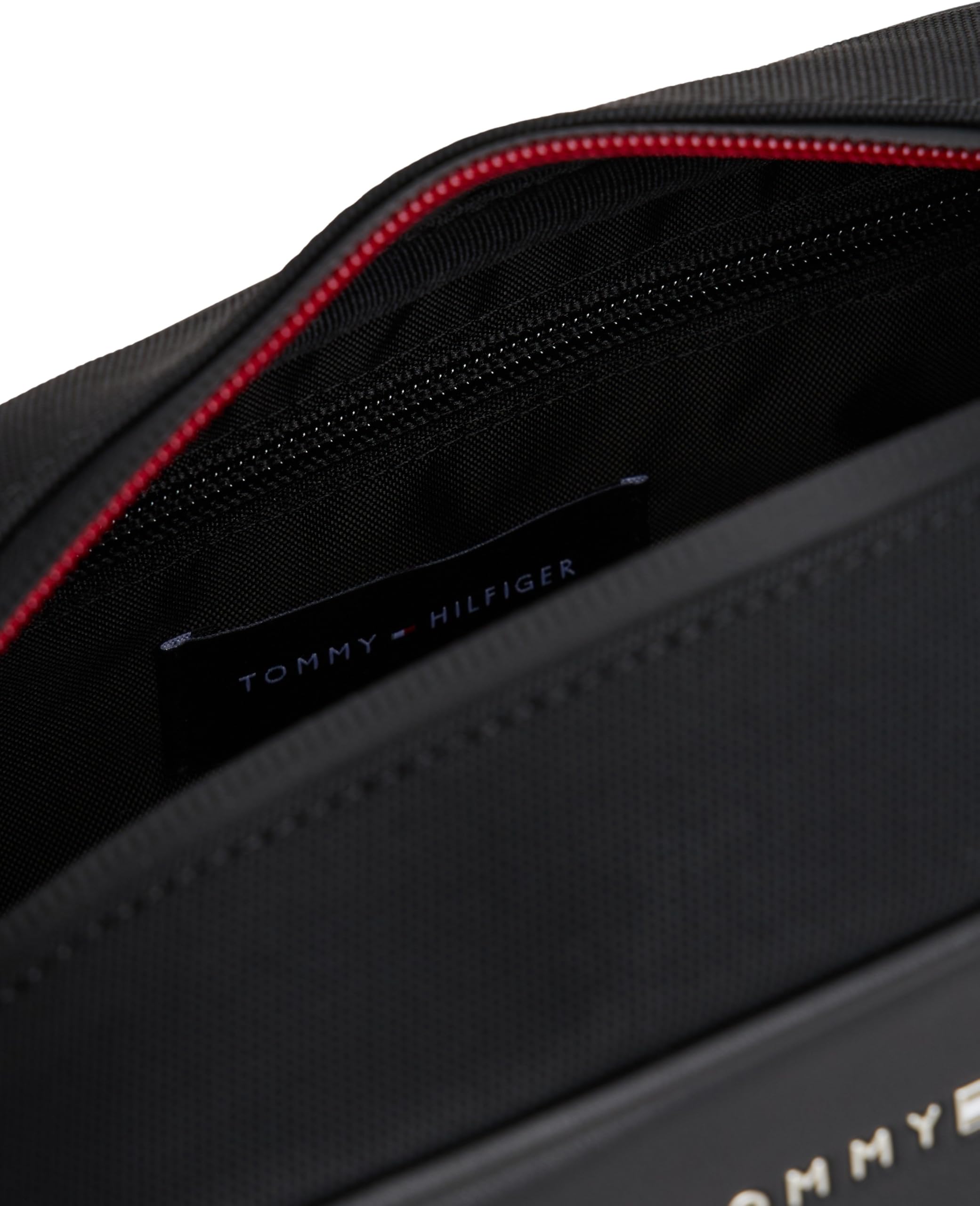 Tommy Hilfiger TH Foundation WASHBAG AM0AM13747 - Bolsa de Lavado para Hombre, Color Negro (Negro), Talla única