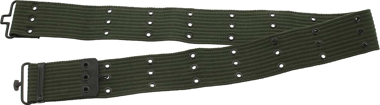 Amazon.com: Olive Drab Military Pistol Belt, Army Green Cotton