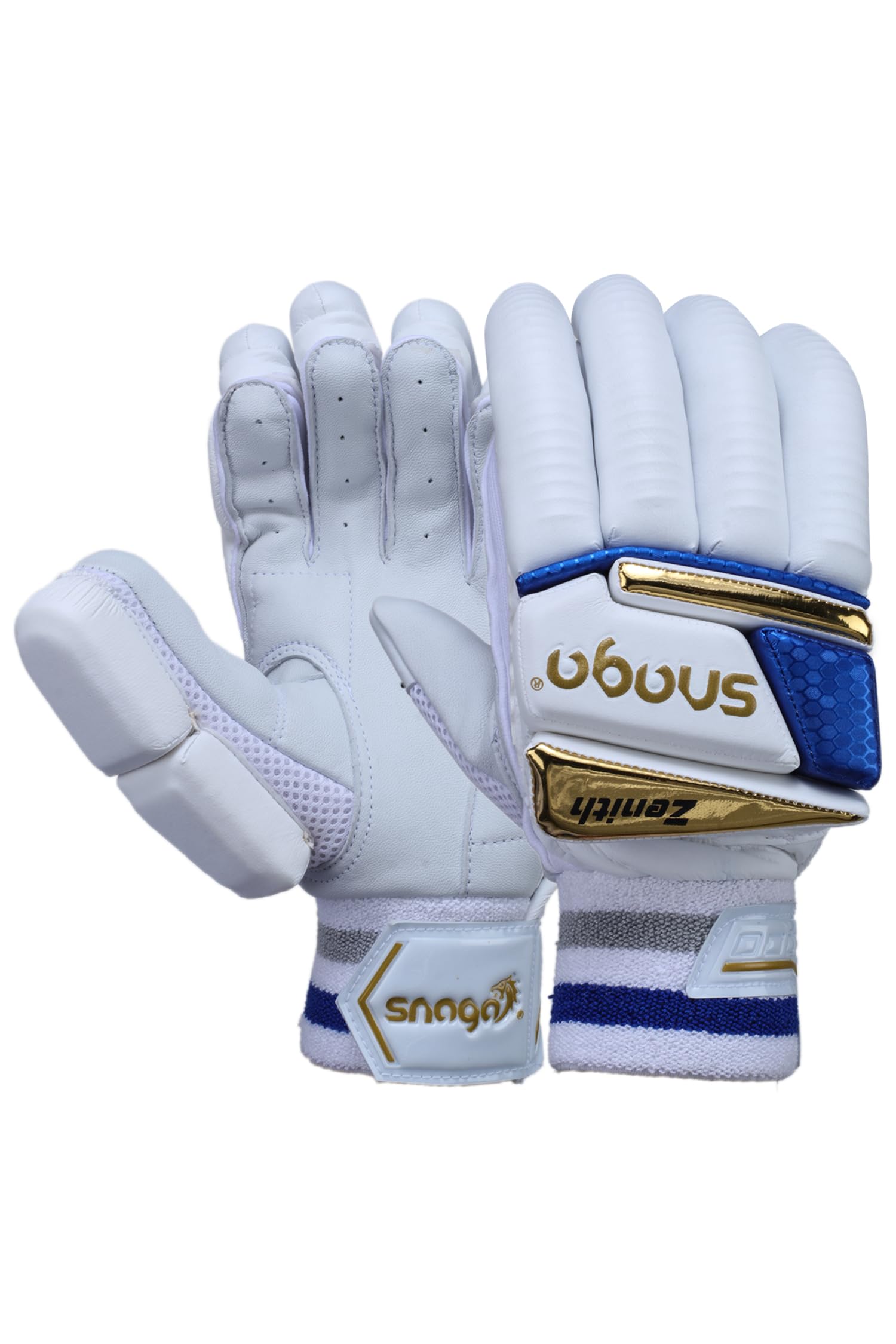 Snaga Cricket Batting Gloves Zenith Blue Colour for Men-image-2