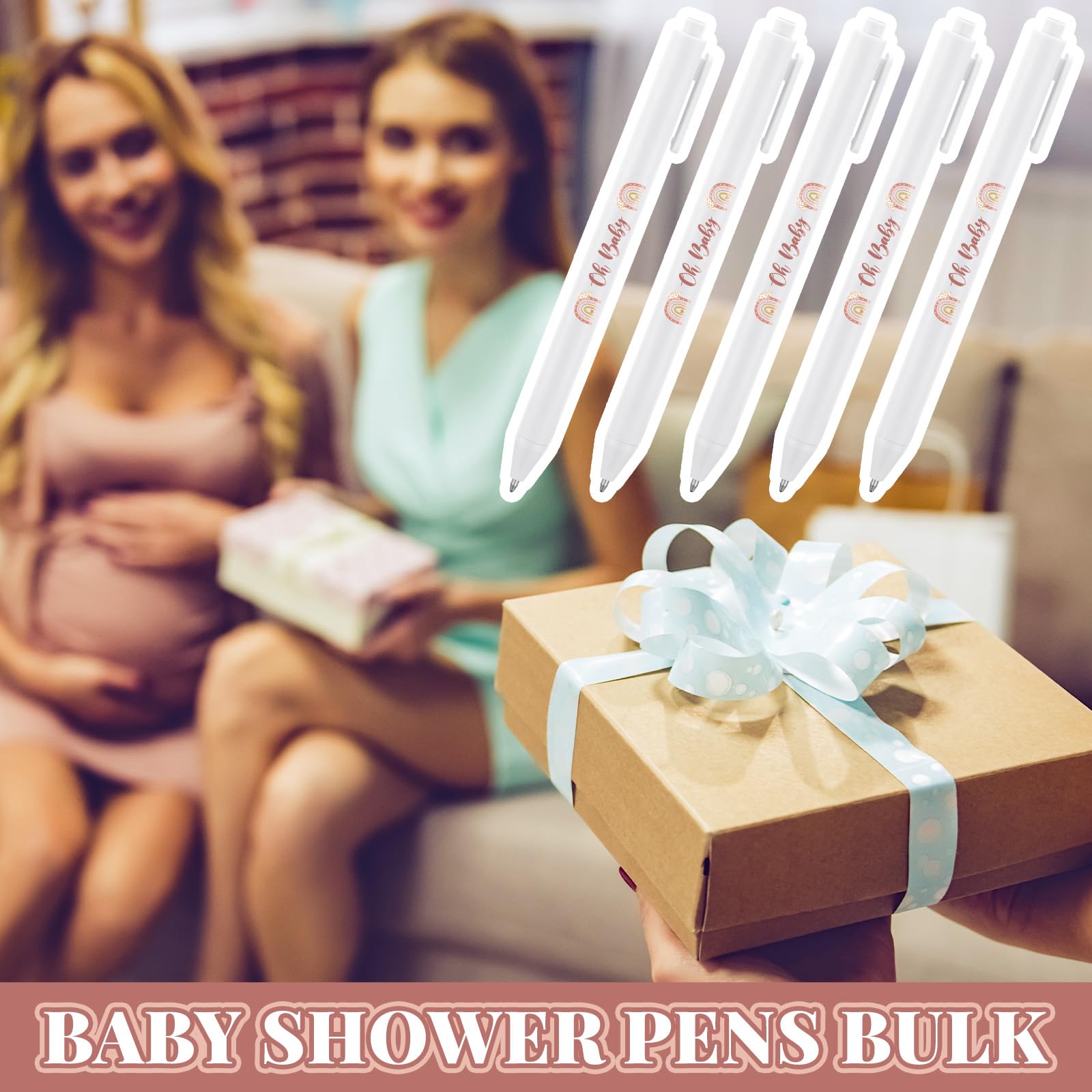 Ireer 36 Stück Boho-Thema, Babyparty-Stifte, Geschenke, Großpackung Partygeschenke für Gäste, Spiele, neutrales Geschlecht, Gastgeschenke, Babypartys, Preise, Souvenirs, Geschenktüten, Füllzubehör