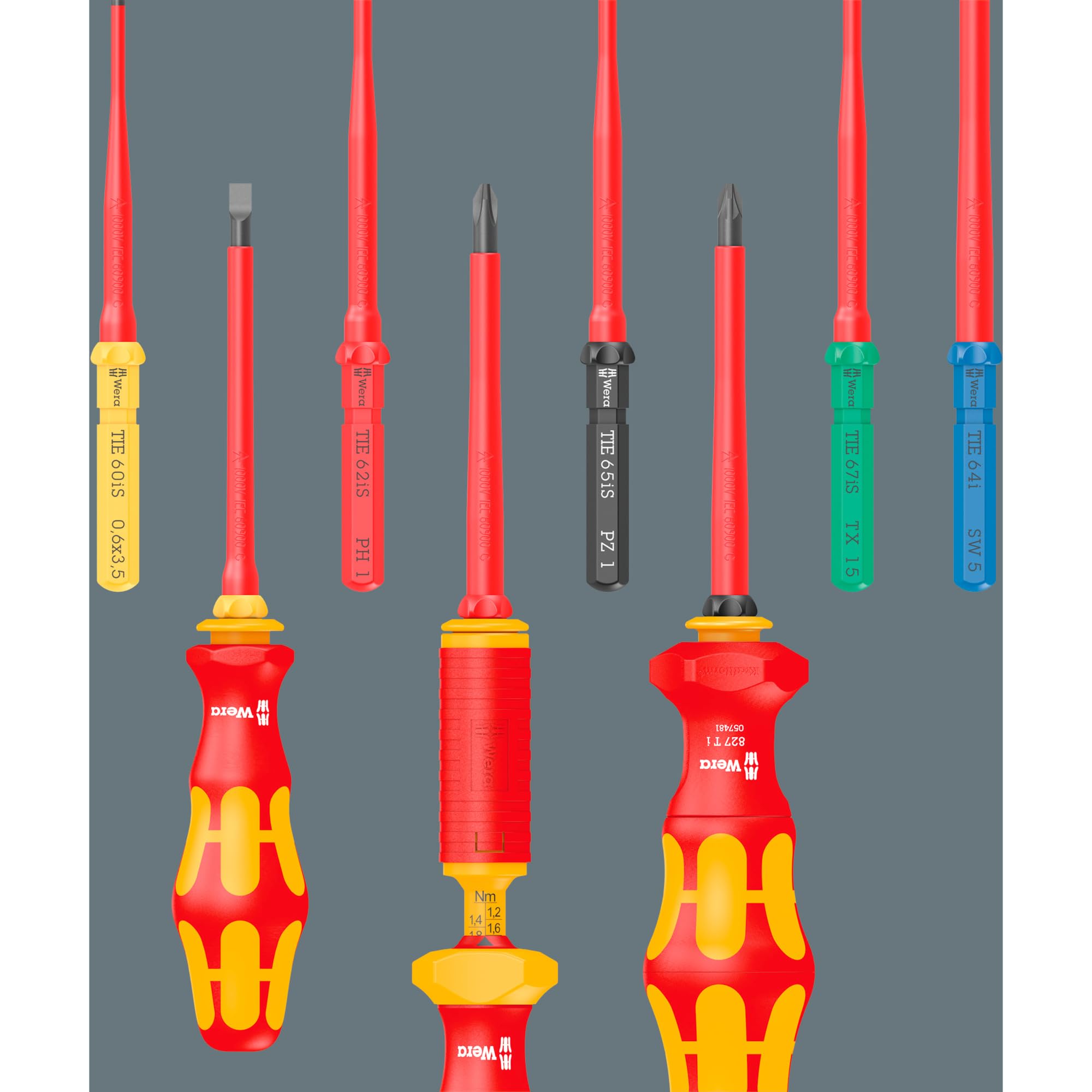 Wera Kraftform Kompakt VDE 18 Universal 1 Tool Finder, 18 Pezzi
