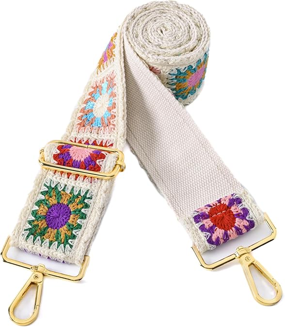 小物 fake as flowers shoulder strap Printed Flower Interchangeable Bag Strap