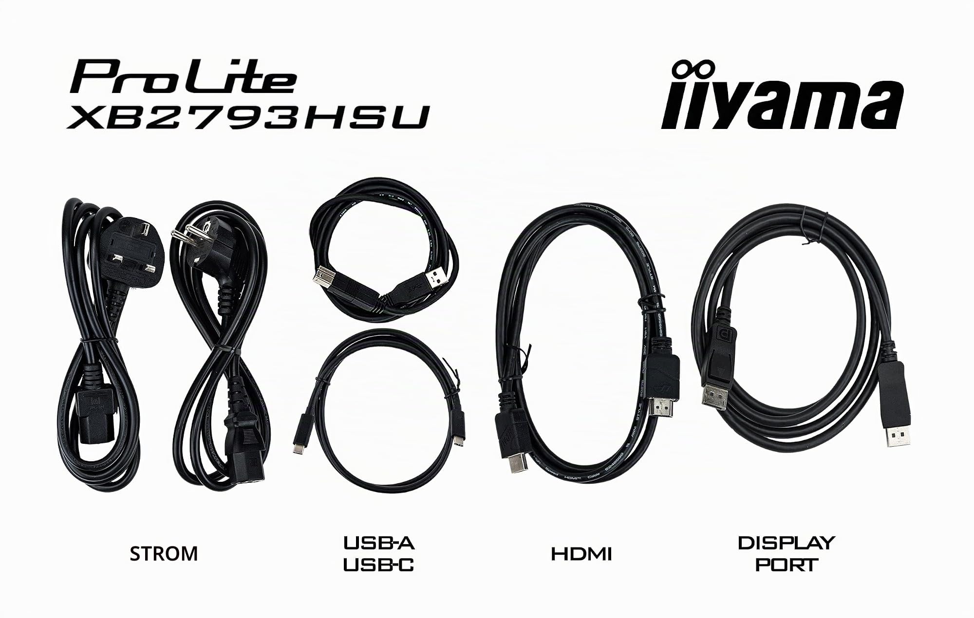 iiyama Prolite X4373UHSU-B2 108cm 42,5" VA LED-Monitor Dual Mode 4K UHD 60Hz oder FHD 120Hz 2xHDMI DP USB-C (DP Alt Mode, 95W) USB Hub (2X Typ A v.3.2, 2X Typ C 5W) KVM-Switch HDR10 Pip/PbP schwarz