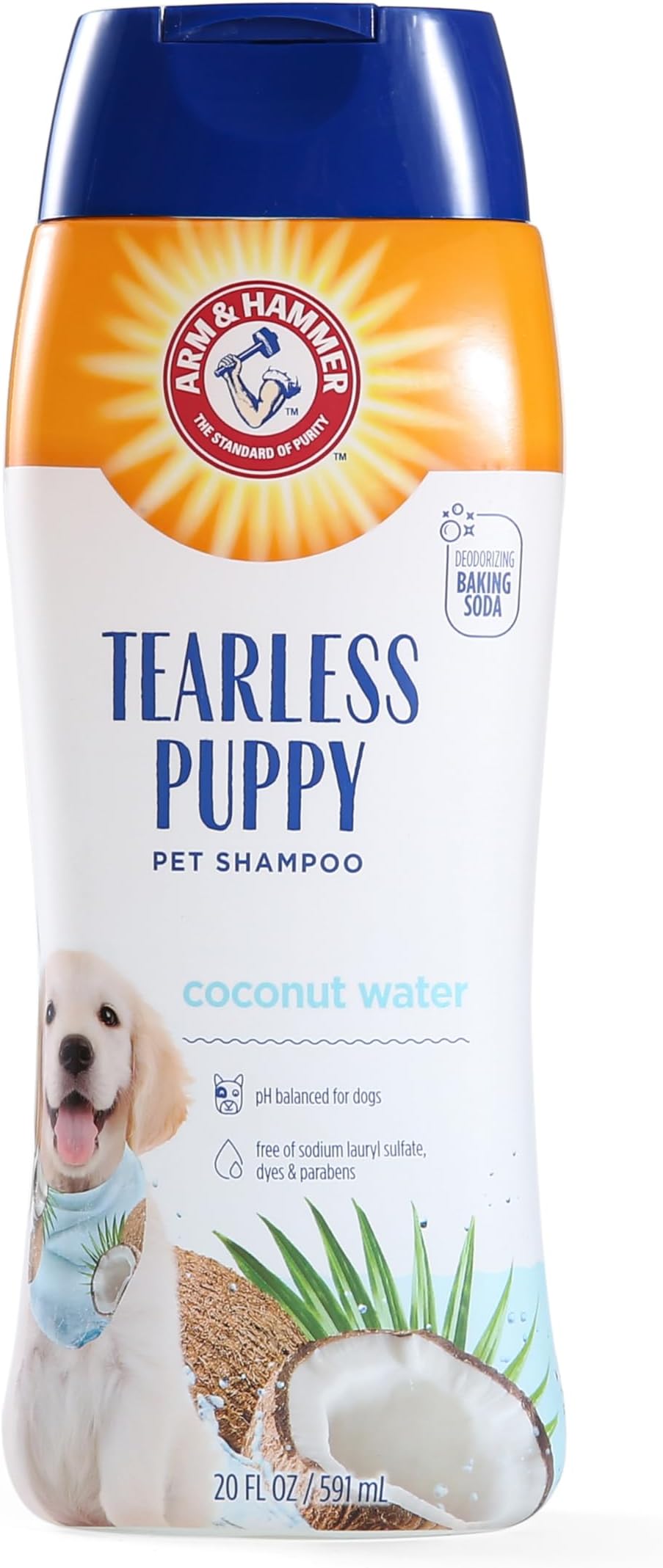 Arm & Hammer Tearless Puppy Shampoo in Coconut Water, Best Tearless