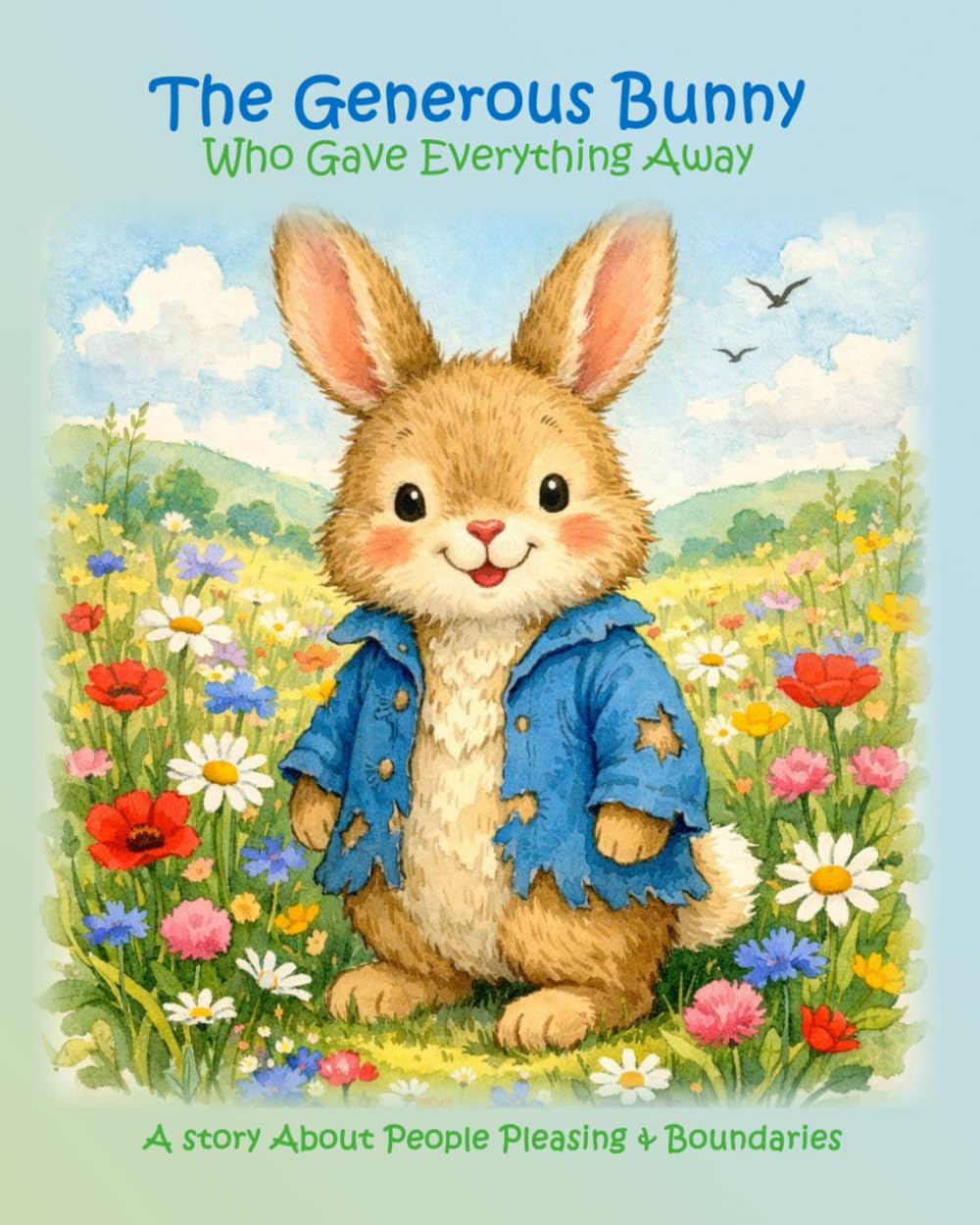 The Generous Bunny Who Gave Everything Away: A Story About People Pleasing & Boundaries
