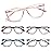 SIGVAN Ladies Reading Glasses Blue Light Blocking Spring Hinge Fashion Pattern Print Eyeglasses for Women (C5 Mix, 2.25, x)