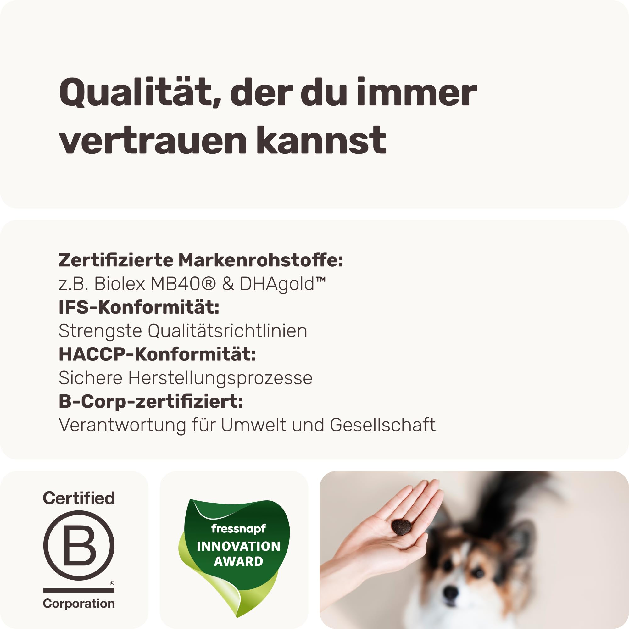Grünlippmuschel Hund die Gelenktabletten von mammaly - ca. 200 Snacks für Hunde (340g) - Kann positiven Beitrag bei Arthrose leisten - Alternative zu Tabletten, Kapseln & Grünlippmuschelpulver