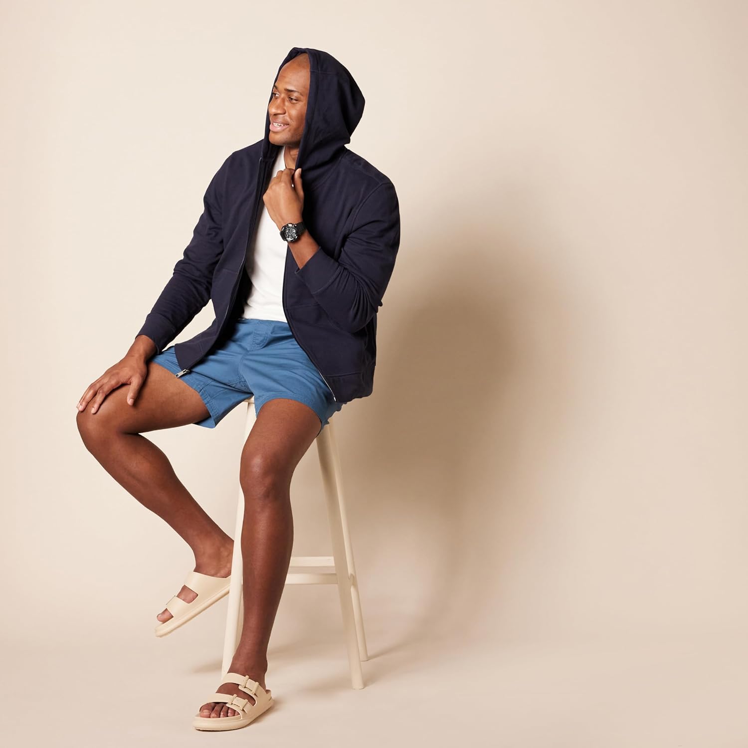 Amazon Essentials Men's Lightweight French Terry Full-Zip Hoodie with Comfortable Fit - Image 7