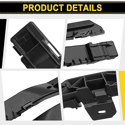 Miniatura 2 de Juego de soportes de parachoques delantero izquierdo derecho compatible con Dodge Journey 2009-2018 Reemplazo para 5178411AD 5178410AD CH1033105