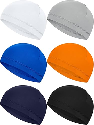 Boao 6 gorras de calaveras refrescantes para casco, forro de casco que absorbe el sudor, gorro para correr, ciclismo, para hombres y mujeres