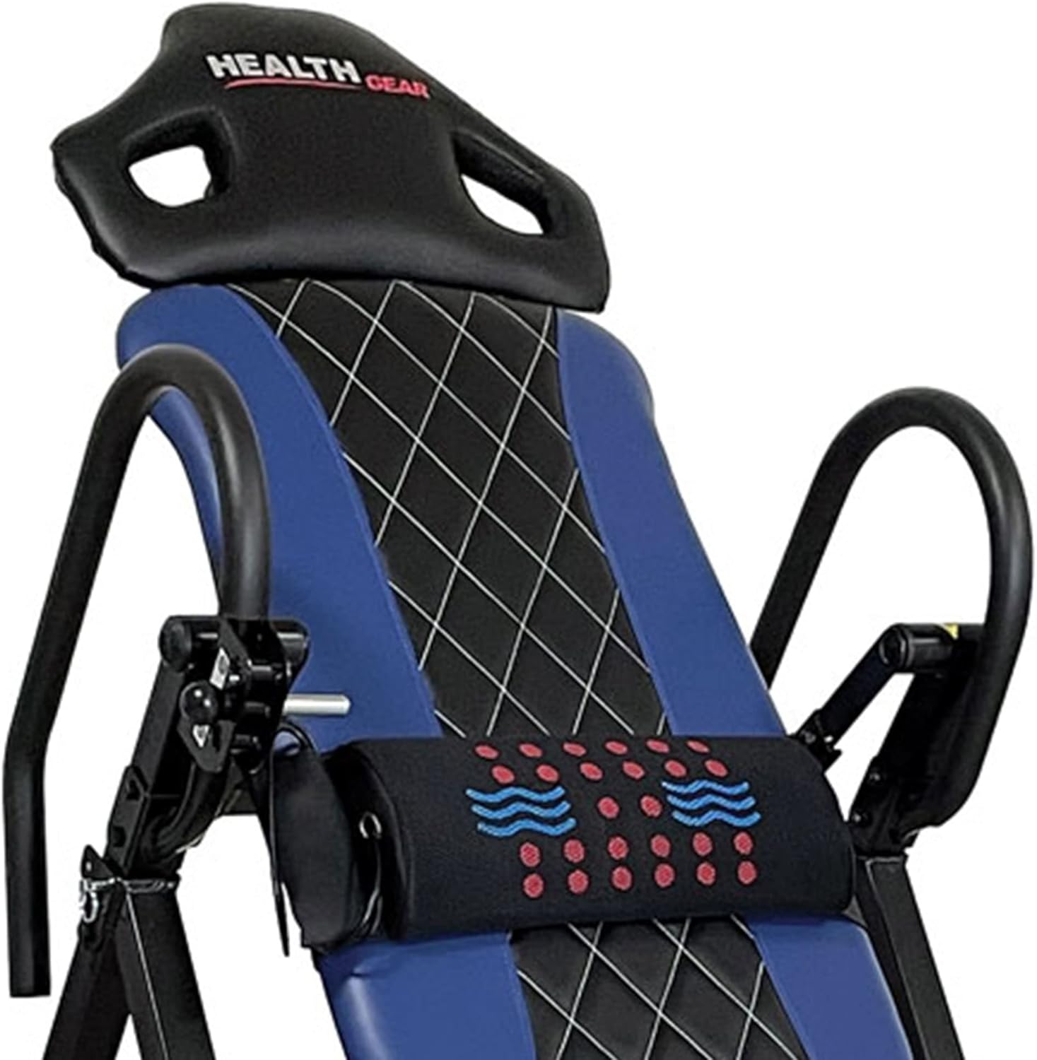 Health Gear - HGI 4.4 - Advanced Heat & Vibration Massage Inversion Table with Patented Ankle Safety & Security System