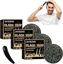 Anti Grey Bar 3 PCS,Natürliche Anti Gray Bar Männer,Anti Graue Haare Förderung Der Melaninproduktion,Grey Hair Reverse Wiederherstellung Der Natürlichen Haarfarbe,Verbessertes Haarwachstum