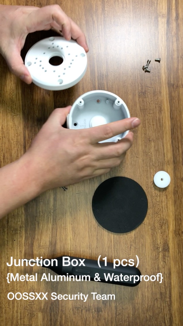 Scatola Di Giunzione Per Telecamere - Alluminio, Impermeabile IP66, Adatta Per Telecamere Bullet E WiFi