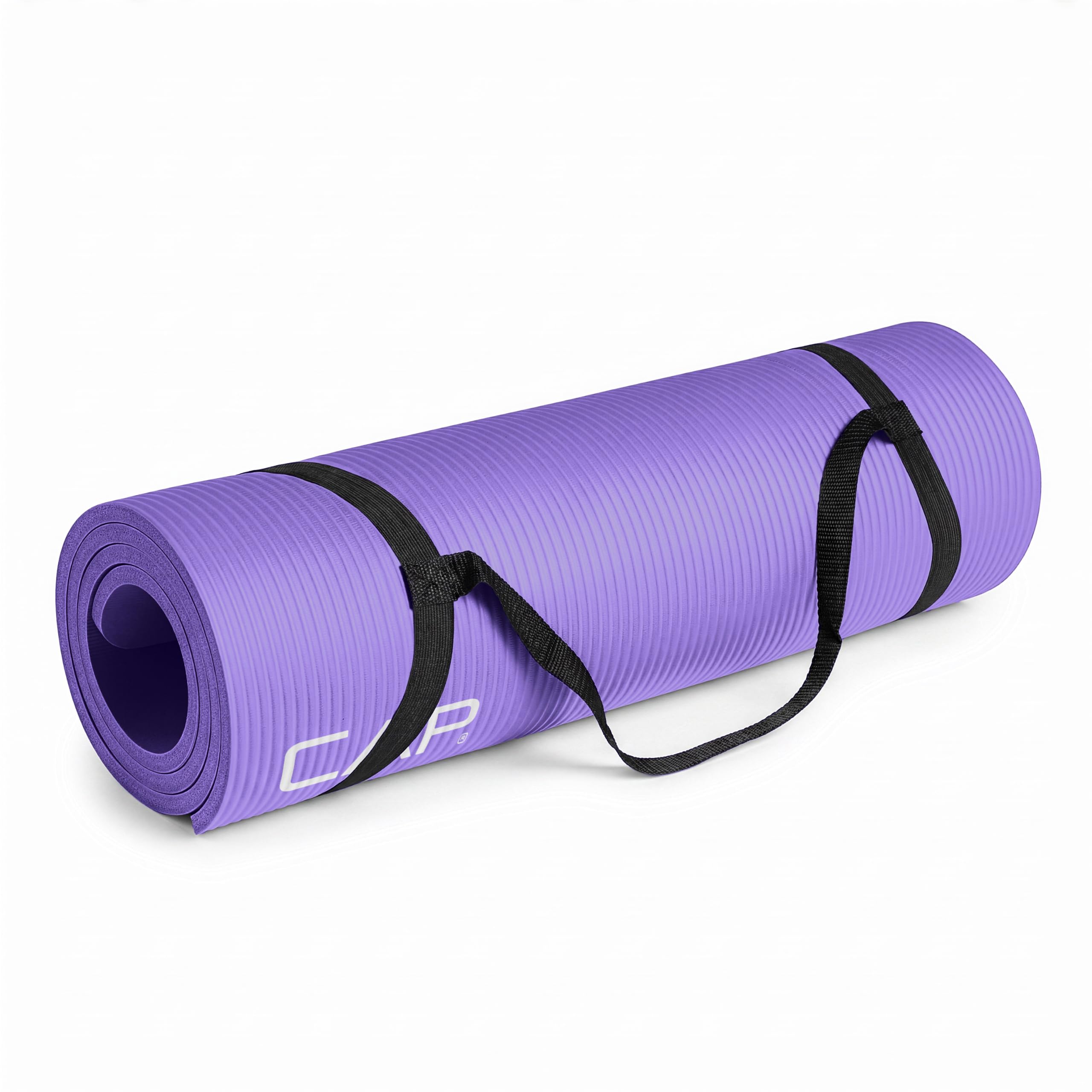 Photo 1 of *** CHECK COMMENTS***. CAP 1/2" Thick Yoga Mat, Exercise & Workout Mat with Strap, Purple