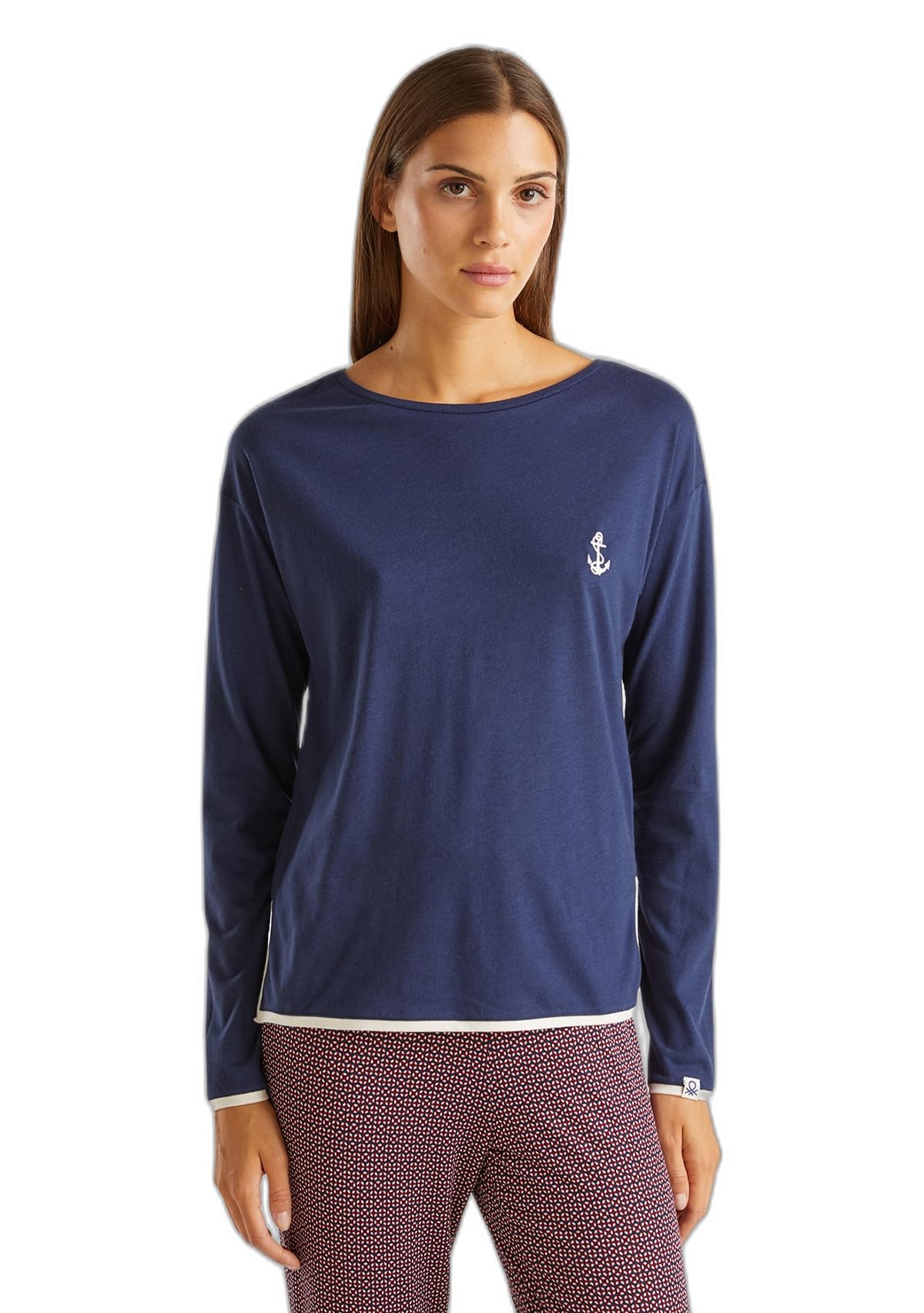 United Colors of Benetton Góra od pidżamy Kobiety Koszulka M/L 3y5e3m063