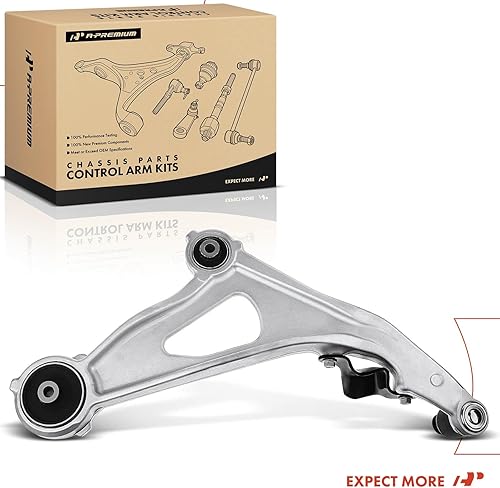 Miniatura 8 de A-Premium Brazo de control inferior delantero izquierdo, con rótula y buje, compatible con Nissan Pathfinder 2013-2020, Infiniti QX60 2014-2020,