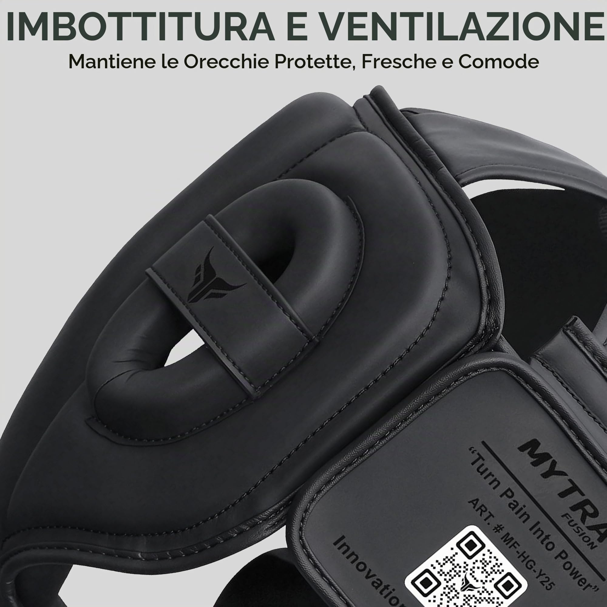 Caschetto Boxe per Uomo & Donna — Casco Boxe Sparring Viso Completa per con Copertura Guance, Fronte e Orecchie, Vestibilità Regolabile per MMA, Muay Thai & Kickboxing Casco