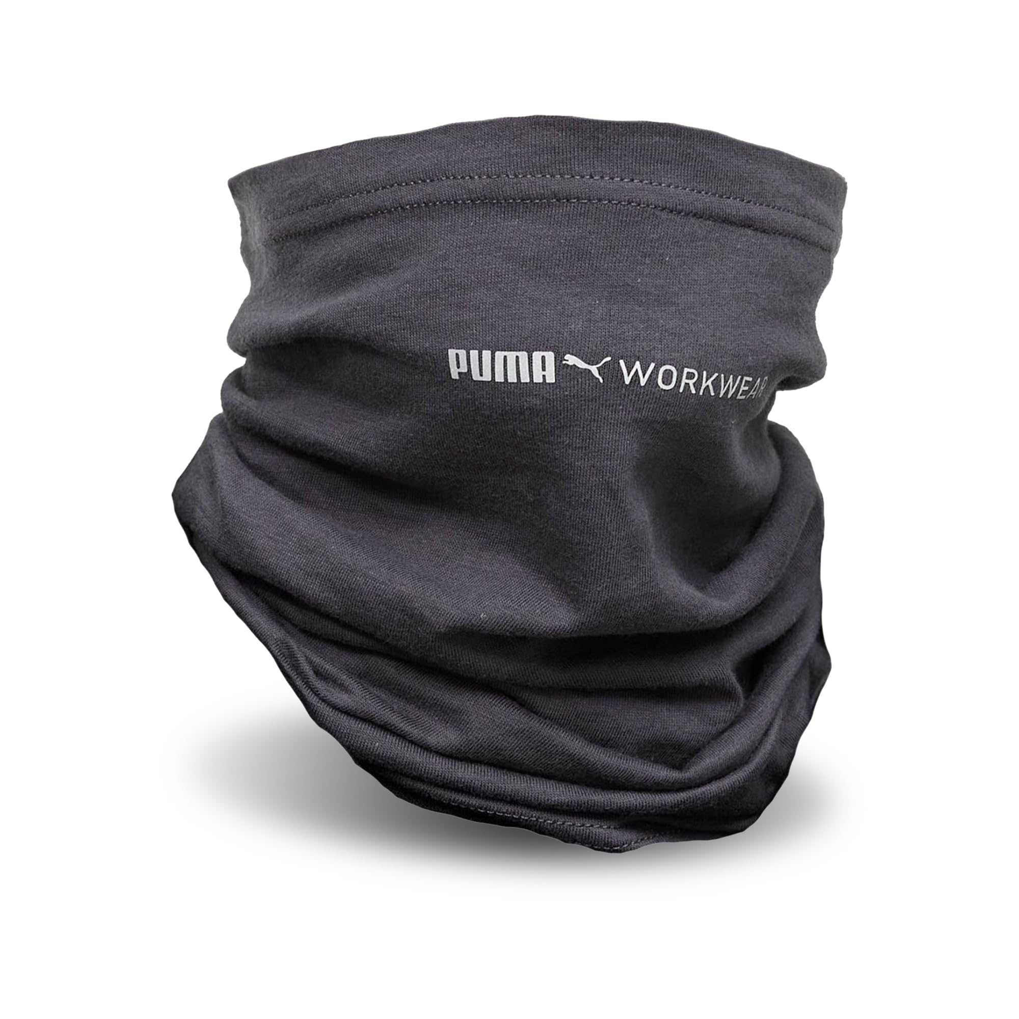 Puma Unisex Ebony Work Wear Men's And Women's Multifunctional Tube Scarf, Neck Warmer, Windproof, Ideal For Outdoor Work, One Size