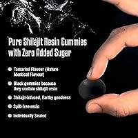 Vista 2 de Gomitas puras de Shilajit del Himalaya – 75% + ácido fúlvico, grado oro de alta potencia – Mezcla para energía, vitalidad y apoyo inmunológico