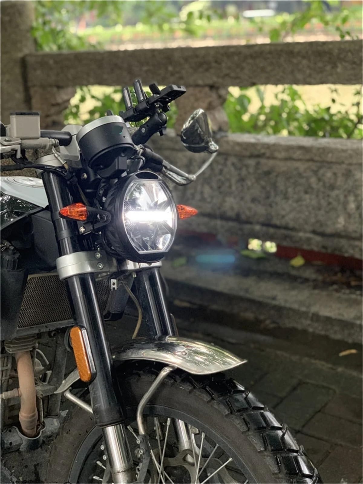 Moto Faro Fanale per Ducati per Monster 696 per Cafe per Racer per Retro per Moto Faro LED per Anteriore Personalizzato