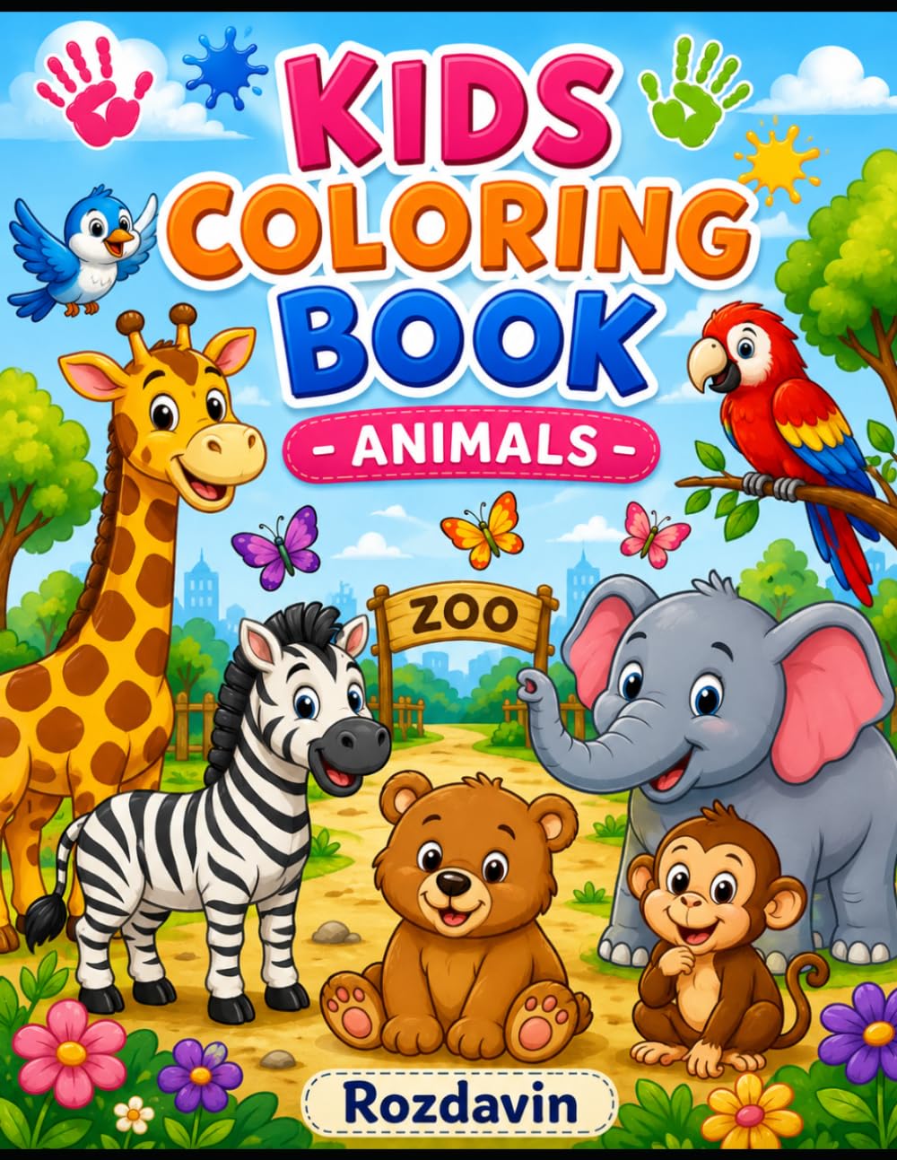 Animal Adventures Coloring Book