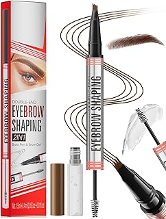 Microblading - Lápiz de cejas 2 en 1 de doble...